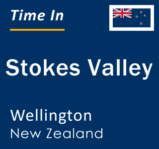 Current local time in Stokes Valley, Wellington, New Zealand