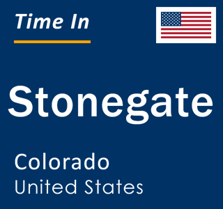 Current local time in Stonegate, Colorado, United States