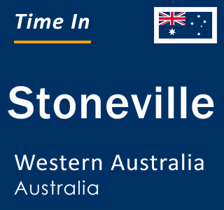 Current local time in Stoneville, Western Australia, Australia