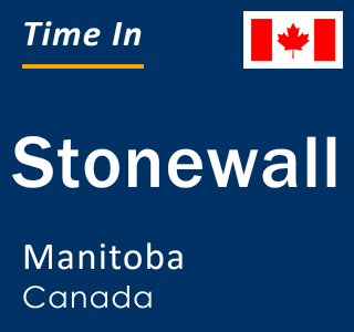 Current local time in Stonewall, Manitoba, Canada