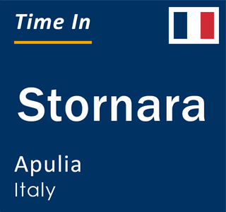 Current local time in Stornara, Apulia, Italy