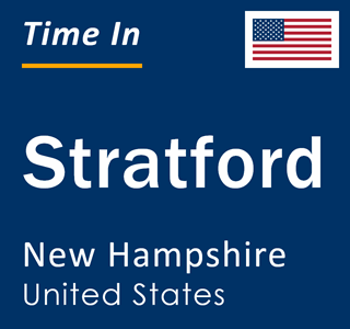 Current local time in Stratford, New Hampshire, United States