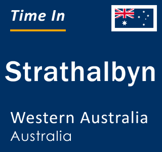 Current local time in Strathalbyn, Western Australia, Australia