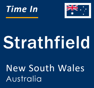 Current local time in Strathfield, New South Wales, Australia