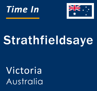 Current local time in Strathfieldsaye, Victoria, Australia
