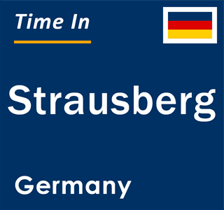 Current local time in Strausberg, Germany