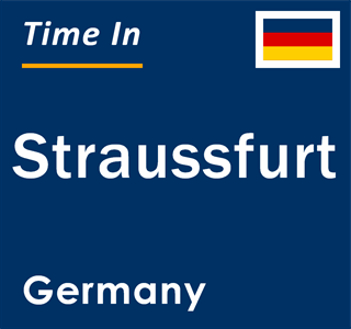 Current local time in Straussfurt, Germany