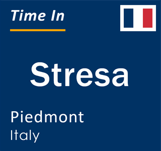 Current local time in Stresa, Piedmont, Italy