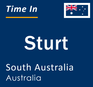 Current local time in Sturt, South Australia, Australia