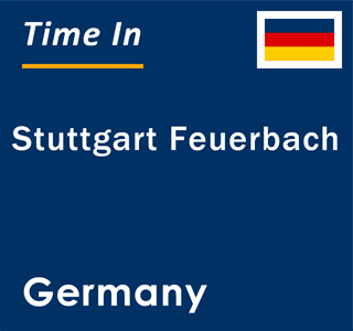 Current local time in Stuttgart Feuerbach, Germany