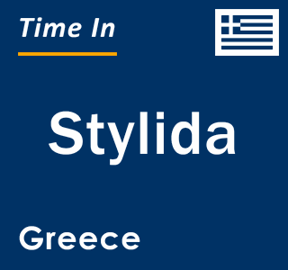 Current local time in Stylida, Greece