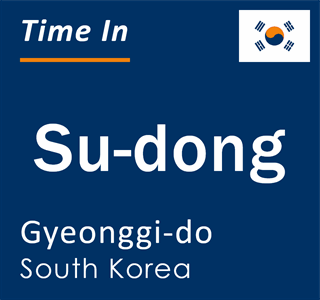 Current local time in Su-dong, Gyeonggi-do, South Korea