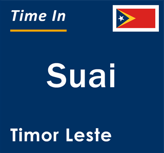 Current time in Suai, Timor Leste