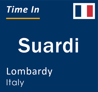 Current local time in Suardi, Lombardy, Italy