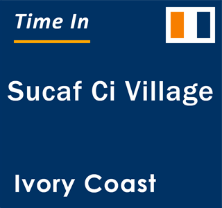 Current local time in Sucaf Ci Village, Ivory Coast