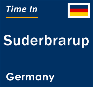 Current local time in Suderbrarup, Germany