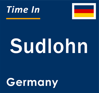 Current local time in Sudlohn, Germany