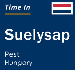Current local time in Suelysap, Pest, Hungary