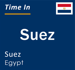 Current time in Suez, Suez, Egypt