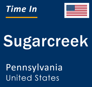 Current local time in Sugarcreek, Pennsylvania, United States