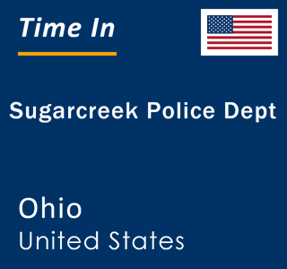 Current local time in Sugarcreek Police Dept, Ohio, United States