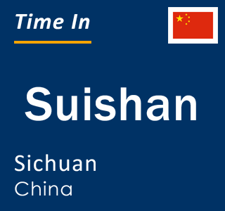 Current local time in Suishan, Sichuan, China