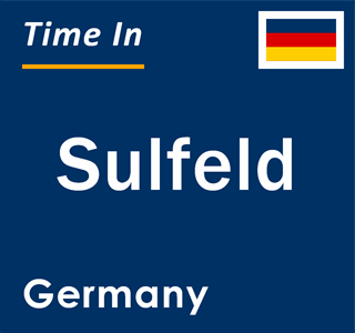 Current local time in Sulfeld, Germany