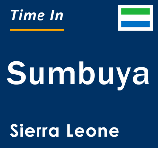 Current local time in Sumbuya, Sierra Leone