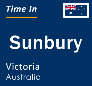 Current time in Sunbury, Victoria, Australia