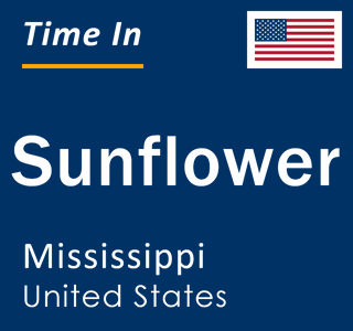 Current local time in Sunflower, Mississippi, United States