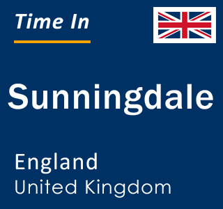 Current local time in Sunningdale, England, United Kingdom