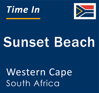 Current local time in Sunset Beach, Western Cape, South Africa