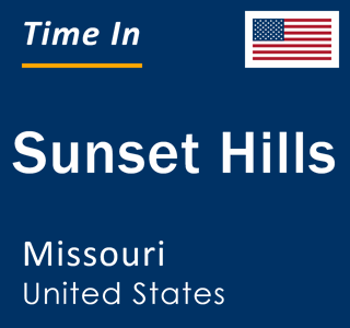 Current local time in Sunset Hills, Missouri, United States