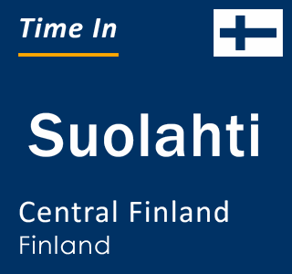 Current local time in Suolahti, Central Finland, Finland