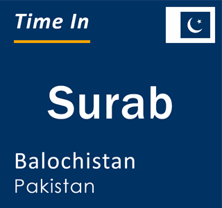 Current local time in Surab, Balochistan, Pakistan