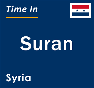 Current local time in Suran, Syria