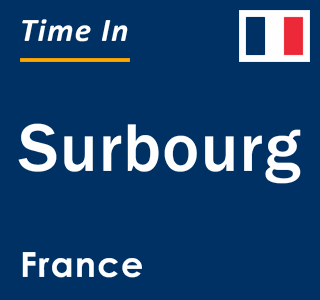 Current local time in Surbourg, France