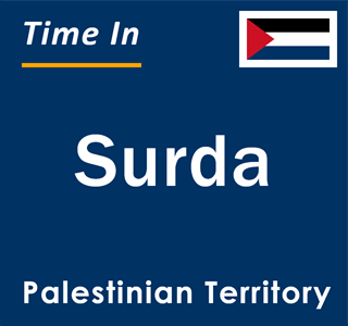 Current local time in Surda, Palestinian Territory