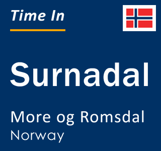 Current local time in Surnadal, More og Romsdal, Norway