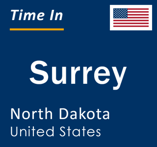 Current local time in Surrey, North Dakota, United States