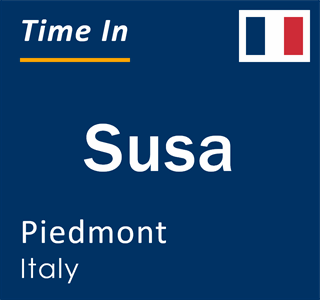 Current local time in Susa, Piedmont, Italy