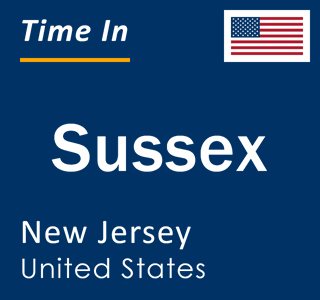 Current local time in Sussex, New Jersey, United States