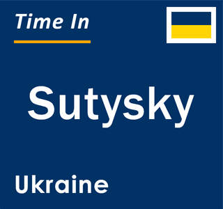 Current local time in Sutysky, Ukraine