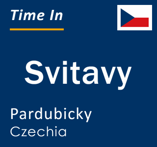 Current time in Svitavy, Pardubicky, Czechia