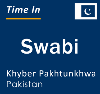 Current local time in Swabi, Khyber Pakhtunkhwa, Pakistan