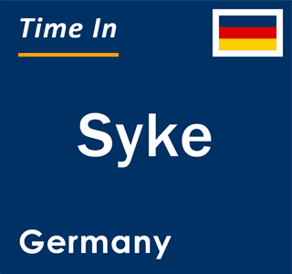 Current local time in Syke, Germany