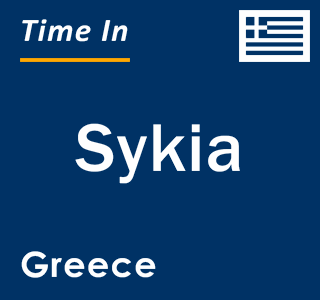 Current local time in Sykia, Greece