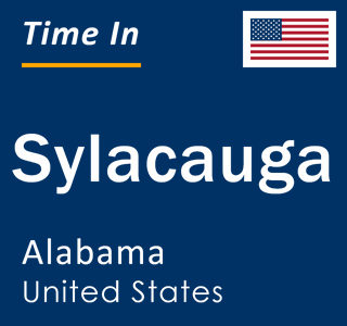 Current local time in Sylacauga, Alabama, United States
