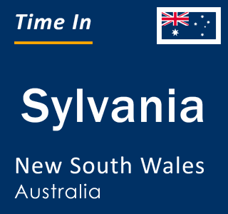 Current local time in Sylvania, New South Wales, Australia