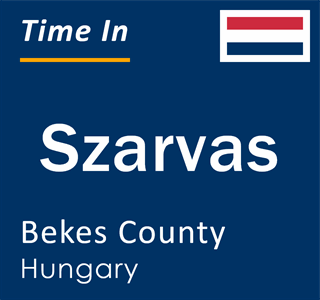 Current local time in Szarvas, Bekes County, Hungary